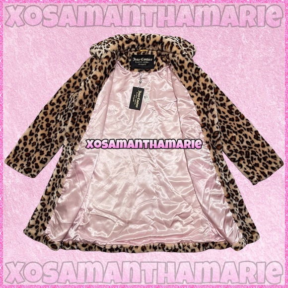 Juicy Couture Leopard Fur Coat - Picture 8 of 16